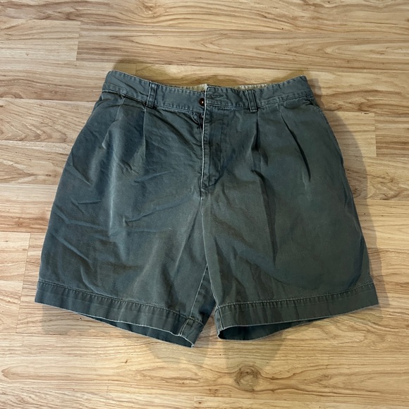 Abercrombie & Fitch Mens Dark Green 34W Shorts - Picture 1 of 3